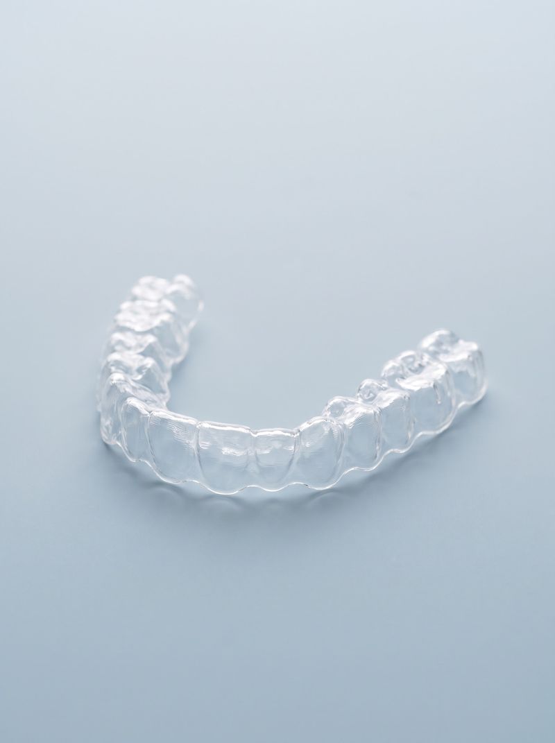 Gouttière transparente sur mesure pour l'arcade supérieure